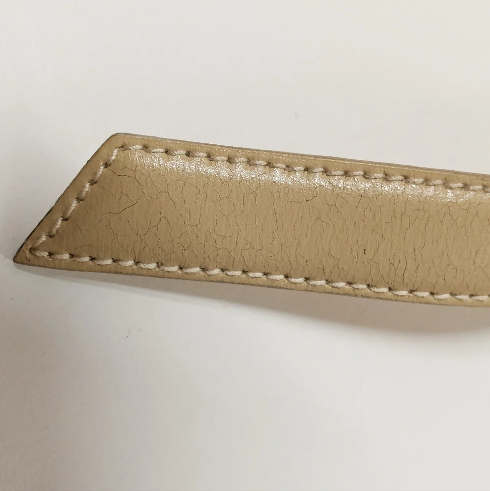 Paloma Picasso Vintage Italian Leather Pin Belt 3/4